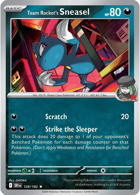 Team Rocket's Sneasel (128) - Destined Rivals