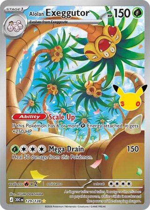 Alolan Exeggutor (129) - ME: 30th Celebration
