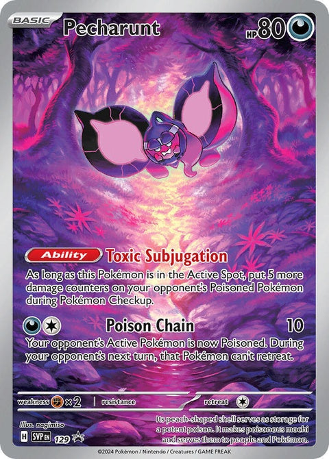 Pecharunt (129) - Scarlet & Violet Black Star Promos