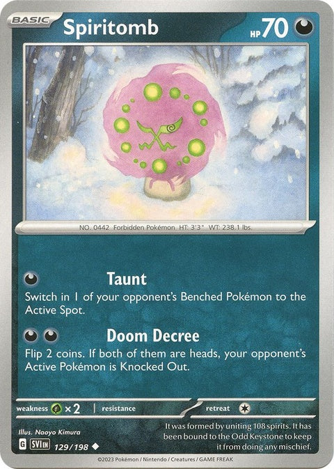 Spiritomb (129) - Scarlet & Violet