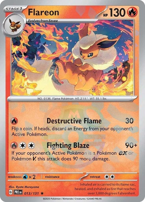 Flareon (13) - Prismatic Evolutions