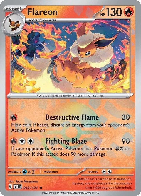 Flareon (13) - Prismatic Evolutions