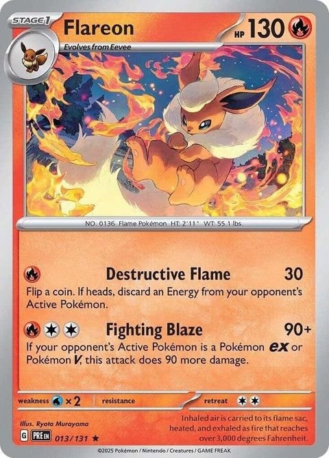Flareon (13) - Prismatic Evolutions