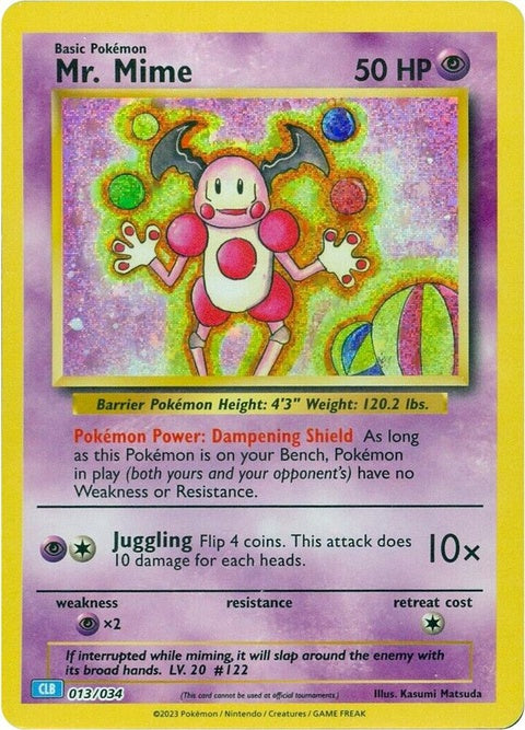 Mr. Mime (13) - Trading Card Game Classic