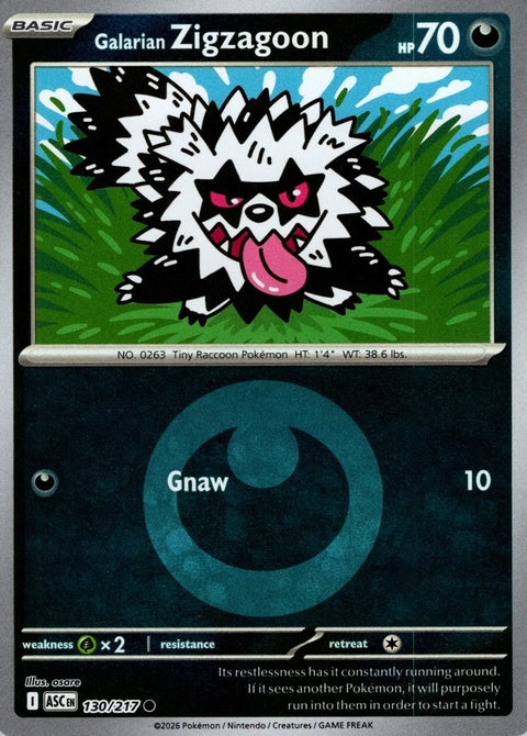 Galarian Zigzagoon (130) - ME: Ascended Heroes
