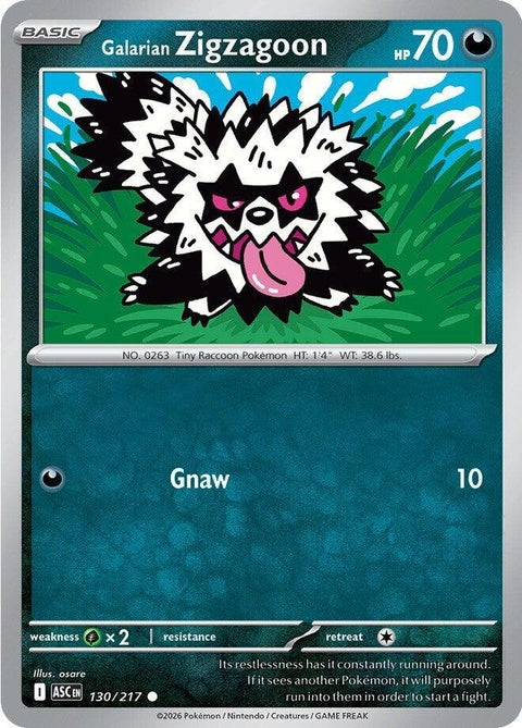 Galarian Zigzagoon (130) - ME: Ascended Heroes