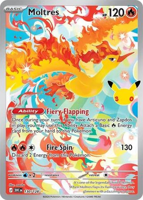 Moltres (130) - ME: 30th Celebration