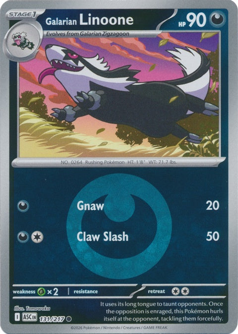 Galarian Linoone (131) - ME: Ascended Heroes