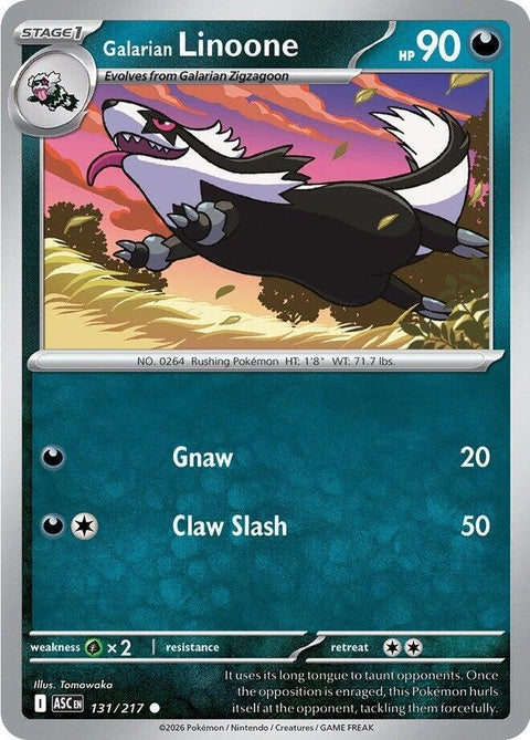 Galarian Linoone (131) - ME: Ascended Heroes