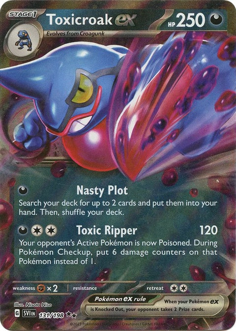 Toxicroak Ex (131) - Scarlet & Violet