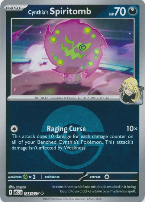 Cynthia's Spiritomb (133) - ME: Ascended Heroes