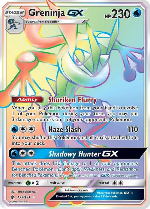 Greninja Gx (133) - Forbidden Light