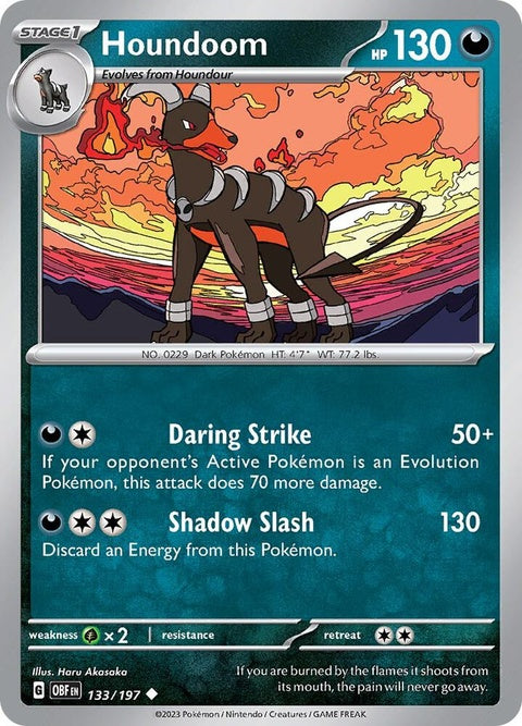 Houndoom (133) - Obsidian Flames