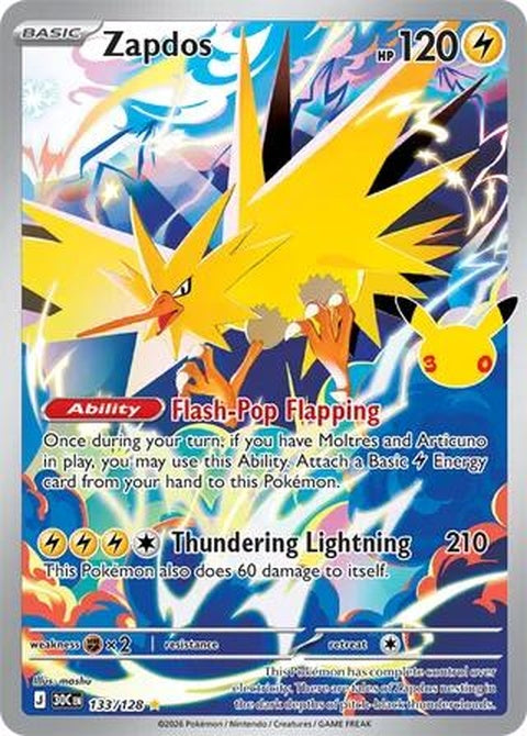 Zapdos (133) - ME: 30th Celebration