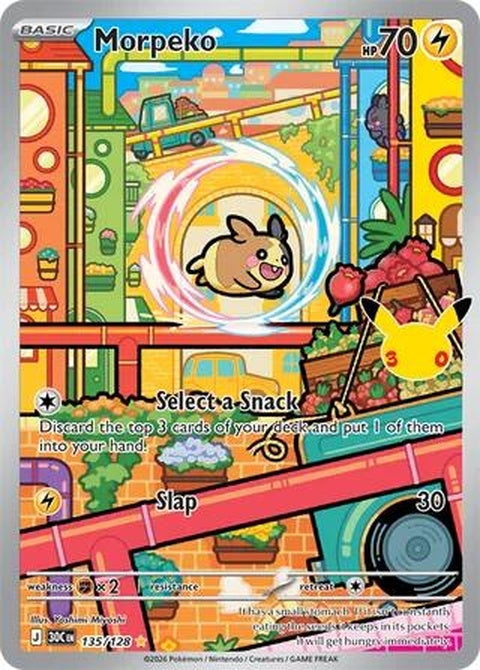 Morpeko (135) - ME: 30th Celebration