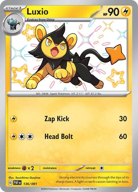 Luxio (136) - Paldean Fates