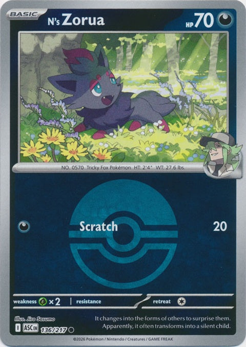N's Zorua (136) - ME: Ascended Heroes
