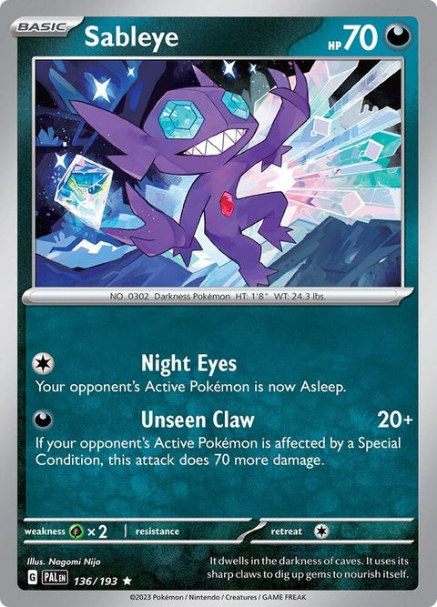 Sableye (136) - Paldea Evolved