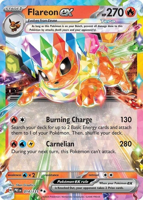 Flareon Ex (14) - Prismatic Evolutions