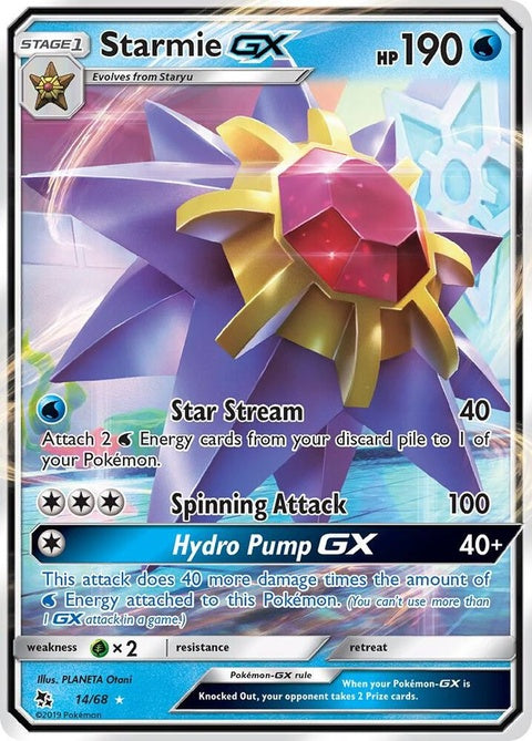 Starmie Gx (14) - Hidden Fates