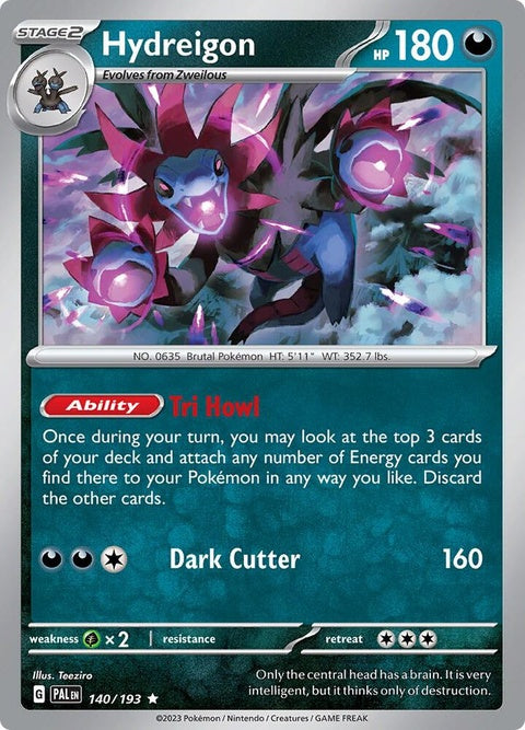 Hydreigon (140) - Paldea Evolved