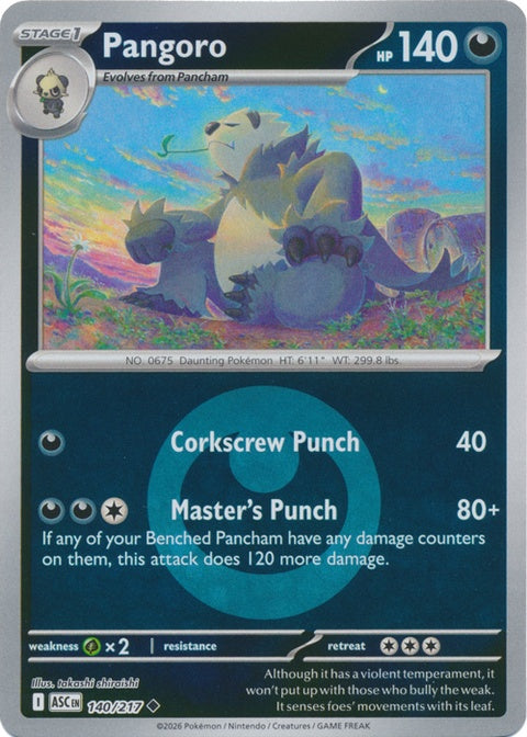 Pangoro (140) - ME: Ascended Heroes