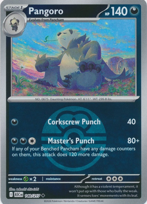 Pangoro (140) - ME: Ascended Heroes