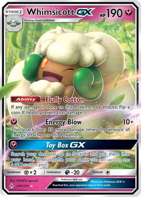 Whimsicott Gx (140) - Unbroken Bonds