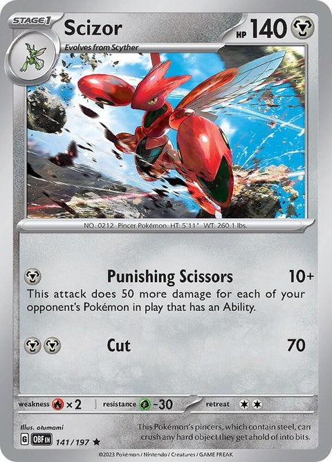 Scizor (141) - Obsidian Flames