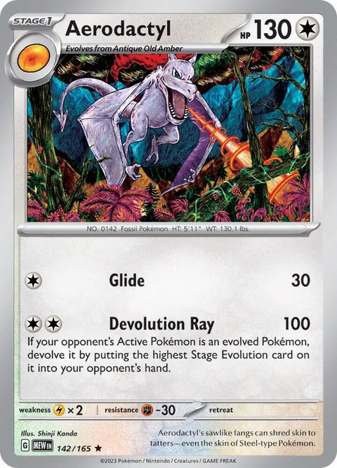 Aerodactyl (142) - 151