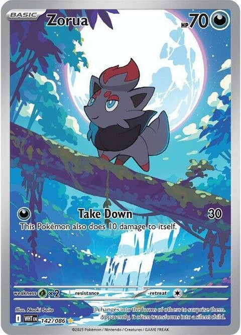 Zorua (142) - White Flare
