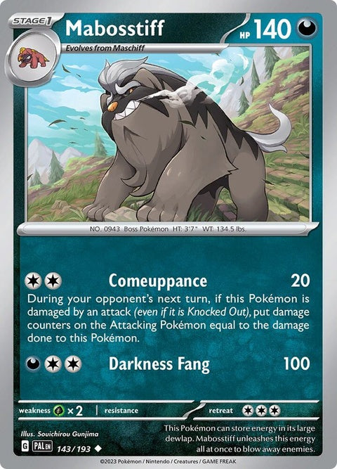 Mabosstiff (143) - Paldea Evolved