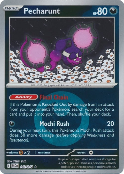 Pecharunt (143) - ME: Ascended Heroes