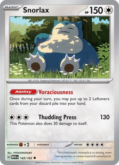 Snorlax (143) - 151