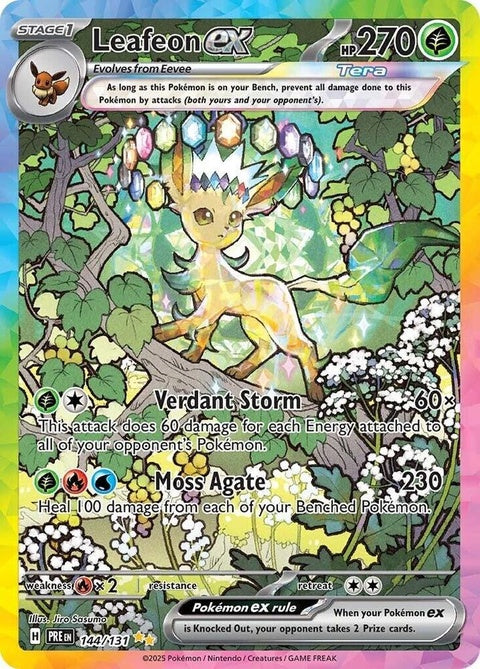 Leafeon Ex (144) - Prismatic Evolutions
