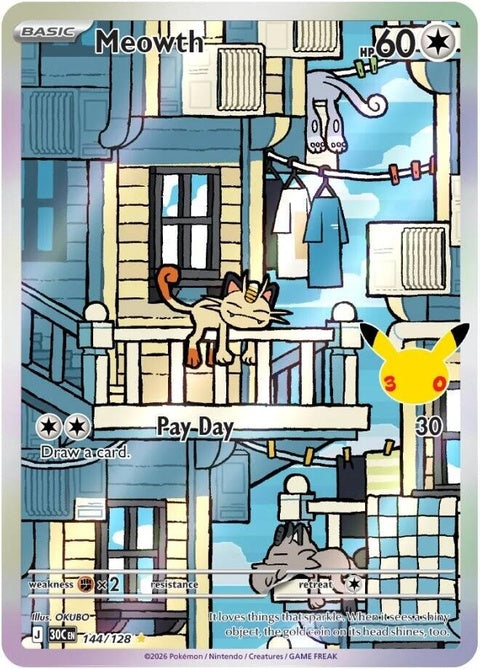Meowth (144) - ME: 30th Celebration