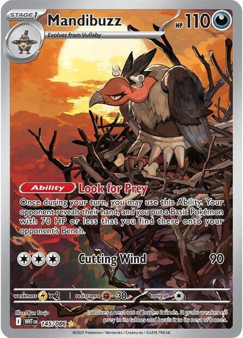 Mandibuzz (145) - White Flare