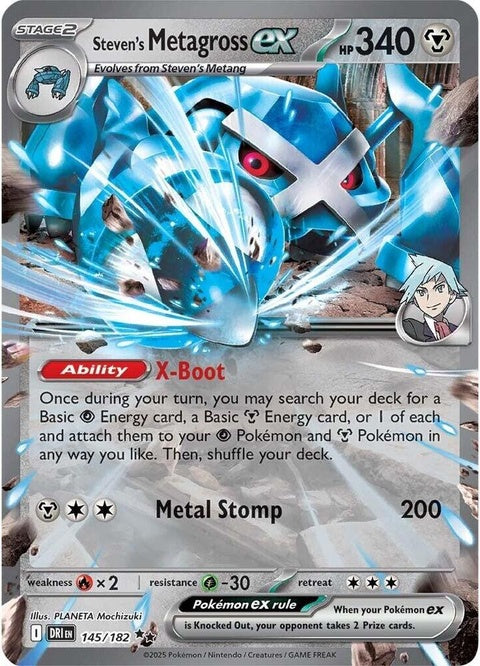 Steven's Metagross Ex (145) - Destined Rivals
