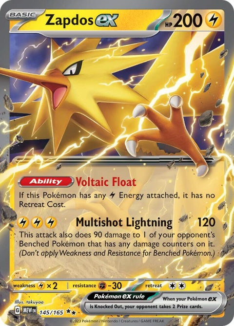 Zapdos Ex (145) - 151