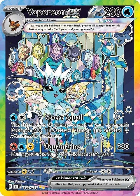 Vaporeon Ex (149) - Prismatic Evolutions