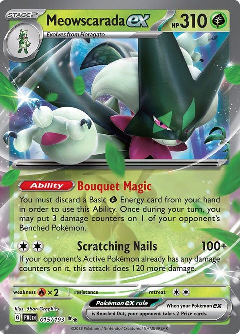 Meowscarada Ex (15) - Paldea Evolved