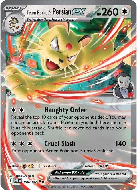 Team Rocket's Persian Ex (150) - Destined Rivals