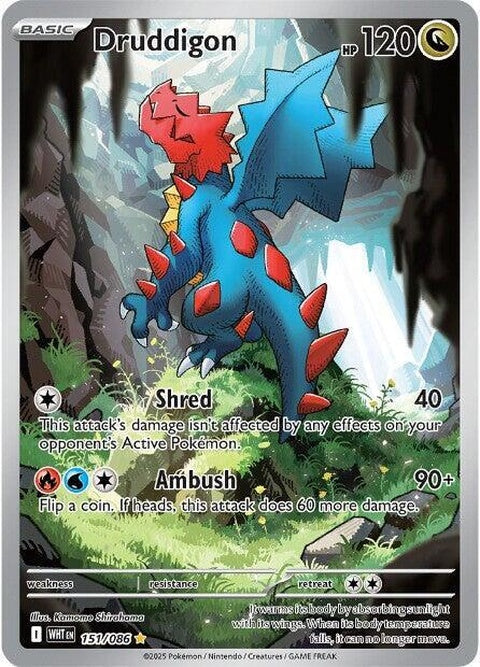 Druddigon (151) - White Flare