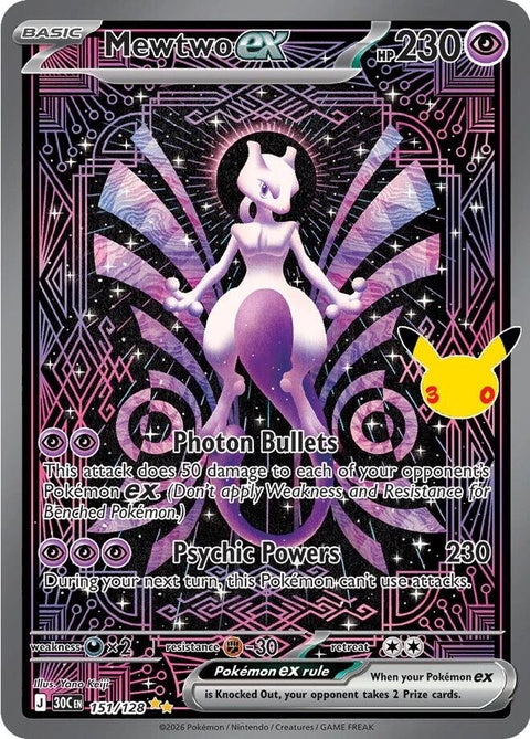 Mewtwo Ex (151) - ME: 30th Celebration
