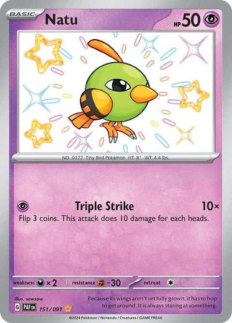 Natu (151) - Paldean Fates