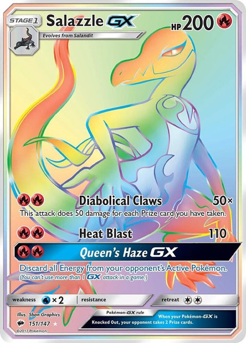Salazzle Gx (151) - Burning Shadows