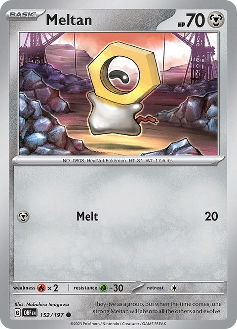 Meltan (152) - Obsidian Flames
