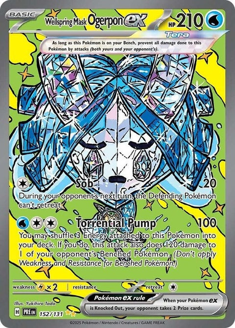Wellspring Mask Ogerpon Ex (152) - Prismatic Evolutions