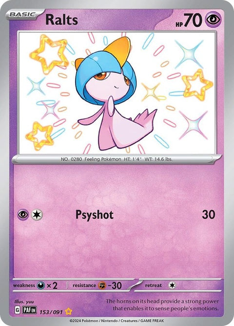 Ralts (153) - Paldean Fates