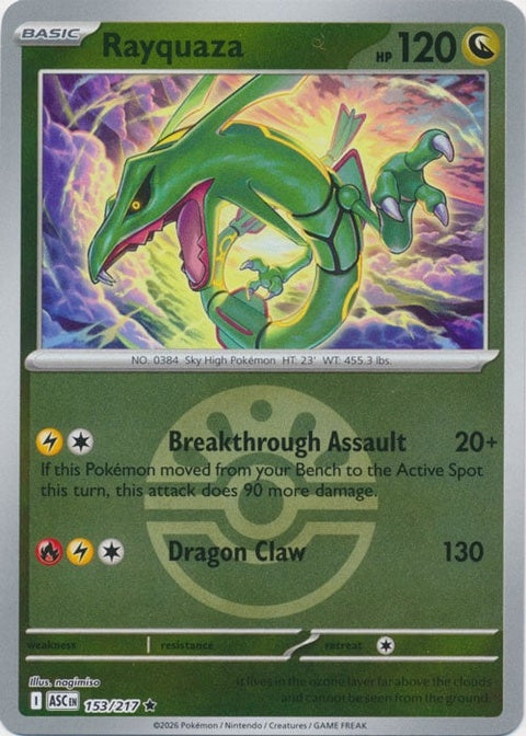 Rayquaza (153) - ME: Ascended Heroes